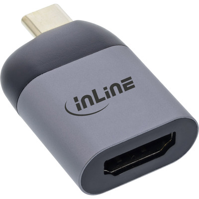 InLine® USB Display Konverter, USB-C Stecker zu HDMI Buchse 4K60Hz (Produktbild 1)